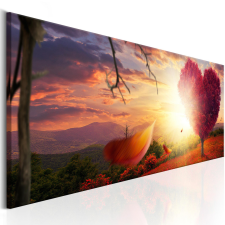 Artgeist Vászonkép - Autumnal Heart 135x45 grafika, keretezett kép