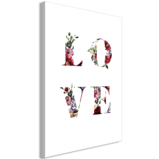 Artgeist Vászonkép - Love in Flowers (1 Part) Vertical 60x90 grafika, keretezett kép