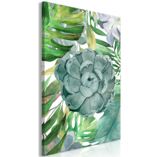 Artgeist Vászonkép - Tropical Flora (1 Part) Vertical 80x120 grafika, keretezett kép