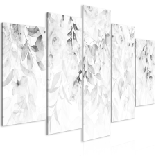 Artgeist Vászonkép - Waterfall of Roses (5 Parts) Wide - Third Variant 100x50 grafika, keretezett kép