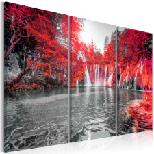 Artgeist Vászonkép - Waterfalls of Ruby Forest 120x80 grafika, keretezett kép