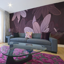 Artgeist XXL Fotótapéta - Dreamy flowers grafika, keretezett kép