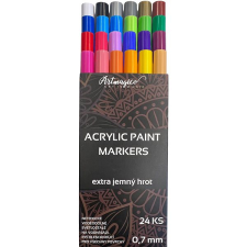 Artmagico Akrylový popisovač s extra jemným hrotem (0,7 mm) 24 ks filctoll, marker