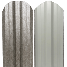 ÁRVAI KERÍTÉS Lemez fém kerítésléc QUARTZ 0,4mm (Kialakítás: Ívelt végű, Hosszúság: 100cm) kerti bútor
