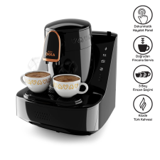 Arzum Okka Elite Török Kávéfőző 710 Watt - Fekete / Réz kávéfőző