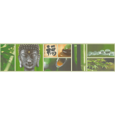 As-Creation Bordűr Buddha mintás - natura 31204-1 tapéta, díszléc és más dekoráció