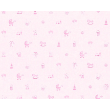  As-Creation Little Stars 35854-1 játékmotívumok rózsaszín tapéta tapéta, díszléc és más dekoráció