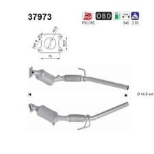 AS katalizátor AS 37973 autóalkatrész