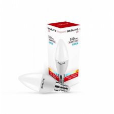 Asalite Lighting Kft. Asalite LED Izzó C37 gyertya E14 6W 4000K (510 lumen) izzó