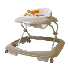 Asalvo Asalvo bébikomp zenés játéktálcával - Baby Starts Beige bébikomp