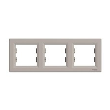  ASFORA Hármas keret, vízszintes, bronz ( Schneider Electric EPH5800369 ) villanyszerelés