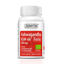 Ashwaghanda KSM-66 Forte, 500 mg, 60 kapszula, Zenyth vitamin és táplálékkiegészítő