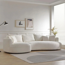 ASIR Design sarokkanapé Ravello 317 cm fehér bouclé balos bútor