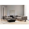 ASIR Design sarokkanapé Rococo 310 cm antracit jobbos