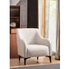 ASIR Stílusos fotel Bellara törtfehér