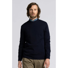 Asket , The Merino Sweater, Férfi pulóver, Kék, XS - Long