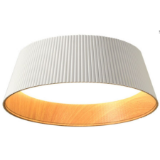  Aspe - Mennyezeti lámpa 45cm 30W, Fehér + Fa világítás