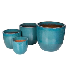  Aspen Classic kerámia növénytartó szett türkiz 30x27-59x50cm S4 kerti tárolás