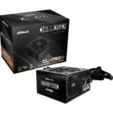 Asrock 750W CL-750B Challanger 80+ Bronze Tápegység (CL-750B) tápegység