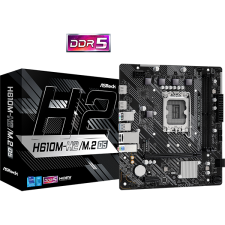 Asrock alaplap s1700 h610m-h2/m.2 d5 intel h610, matx alaplap