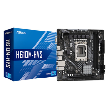 Asrock Alaplap S1700 H610M-HVS INTEL H610, mATX alaplap