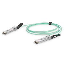 Assmann 100G QSFP28 Active Optical Cable 3m Green kábel és adapter