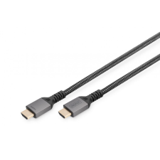 Assmann 8K HDMI Ultra High Speed Connection Cable with Ethernet Black kábel és adapter