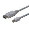 Assmann AK-340102-030-W DisplayPort - Mini DisplayPort (apa - apa) kábel 3m - Fehér
