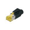 Assmann Assmann CAT6A vezeték csatlakozó RJ-45 Black