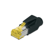 Assmann Assmann CAT6A vezeték csatlakozó RJ-45 Black kábel és adapter