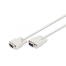 Assmann Assmann Datatransfer connection cable, D-Sub9 2m Beige kábel és adapter