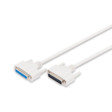 Assmann datatransfer extension cable, d-sub25 2m beige ak-610201-020-e kábel és adapter