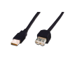 Assmann Digitus AK-300202-030-S USB kábel 3 M USB 2.0 USB A Fekete