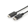Assmann DisplayPort adapter cable, DP - HDMI type A 2m Black AK-340303-020-S