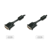 Assmann dvi connection cable, dvi(24+1), 2x ferrit 10m black ak-320101-100-s