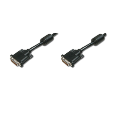 Assmann DVI-D Dual link összekötő kábel 5m (AK-320101-050-S) (AK-320101-050-S) kábel és adapter
