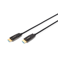 Assmann HDMI v2.1 - HDMI kábel 15m Fekete kábel és adapter