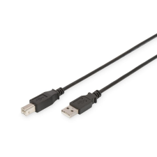 Assmann USB 2.0 connection cable type A - B M/M 1,8m Black kábel és adapter