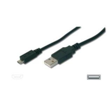 Assmann USB 2.0 csatlakozókábel, A/M - microB/M kábel és adapter