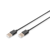 Assmann usb connection cable, type a 3m black ak-300100-030-s