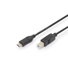 Assmann USB Type-C connection cable, type C to B (AK-300149-018-S)