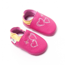Asso , Puhatalpú cipő, rózsaszín, szívecskés; (L-T-001-05) (17.5) gyerek cipő
