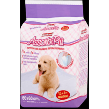 AssorbiPiu Hygiene Pad Nappy - Helyhez szoktató - kutyapelenka 60x60cm (11db) kutyafelszerelés