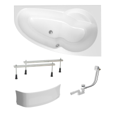  Asszimetrikus kád Laguna Luiza 140x95 cm akrilát jobb SIKOLU1400PAPNP kád, zuhanykabin