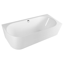 Asszimetrikus kád Polysan SUSSI R 70x160 cm öntött márvány jobb 90191R kád, zuhanykabin