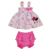 Asti 2 részes kislány nyári szett rövidnadrággal, tunikával Minnie egér mintával