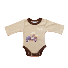 Asti Baba body, hosszú ujjú - Rókás  mintával kombidressz, body