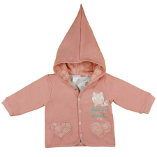 Asti Baba kapucnis kocsikabát cicás mintával babakabát, overál, bundazsák