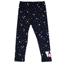Asti Belül enyhén bolyhos kislány leggings cica mintával