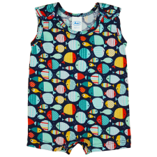 Asti Halacskás ujjatlan baba napozó kombidressz, body